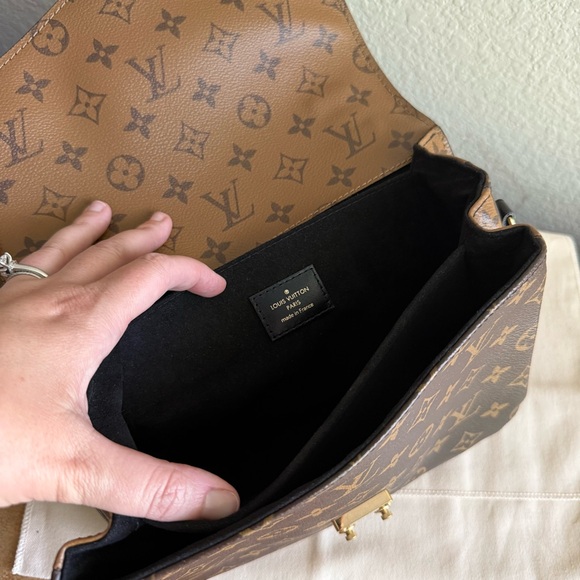 Authentic Louis Vuitton Pochette Metis Reverse Monogram Crossbody Bag - Picture 9 of 14